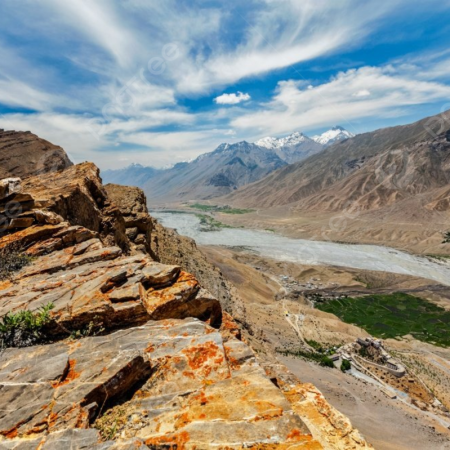 pngtree-aerial-view-of-spiti-valley-and-key-aka-ki-gompa-buddhist-picture-image_2230255